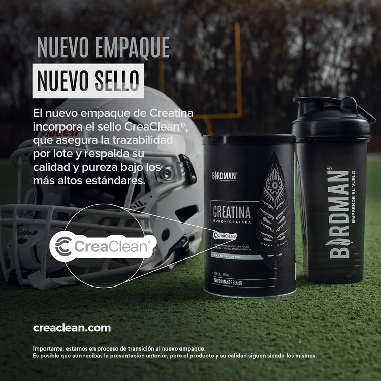 Creatina monohidratada  Birdman 450g | suplemento alimenticio en polvo