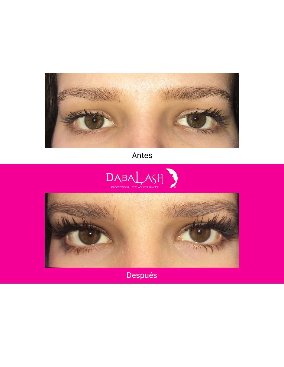Combo Suero para Crecimiento de Pestañas y Cejas Dabalash + DABA Mascara Vegano