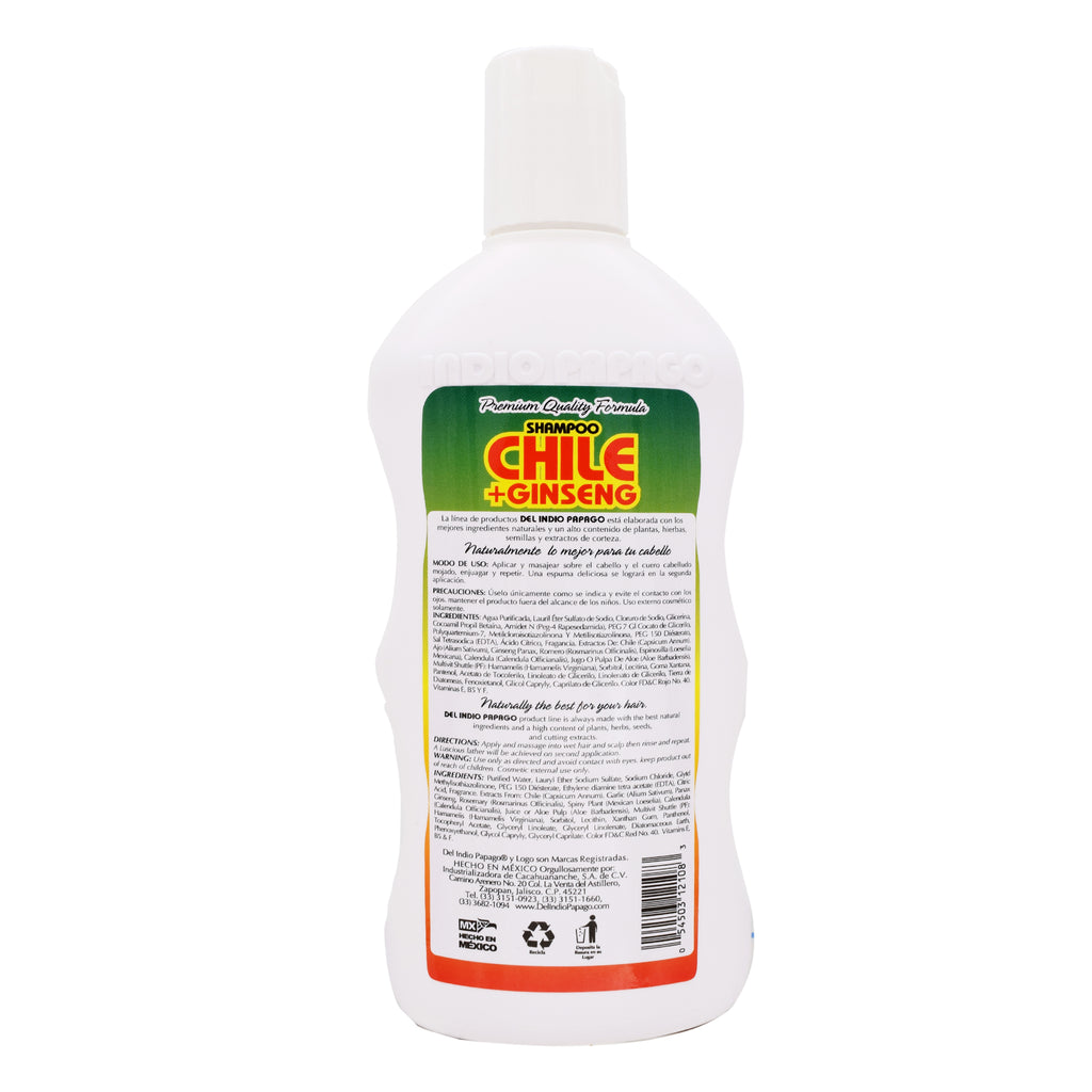 Shampoo Chile Indio Del Papago550 mL