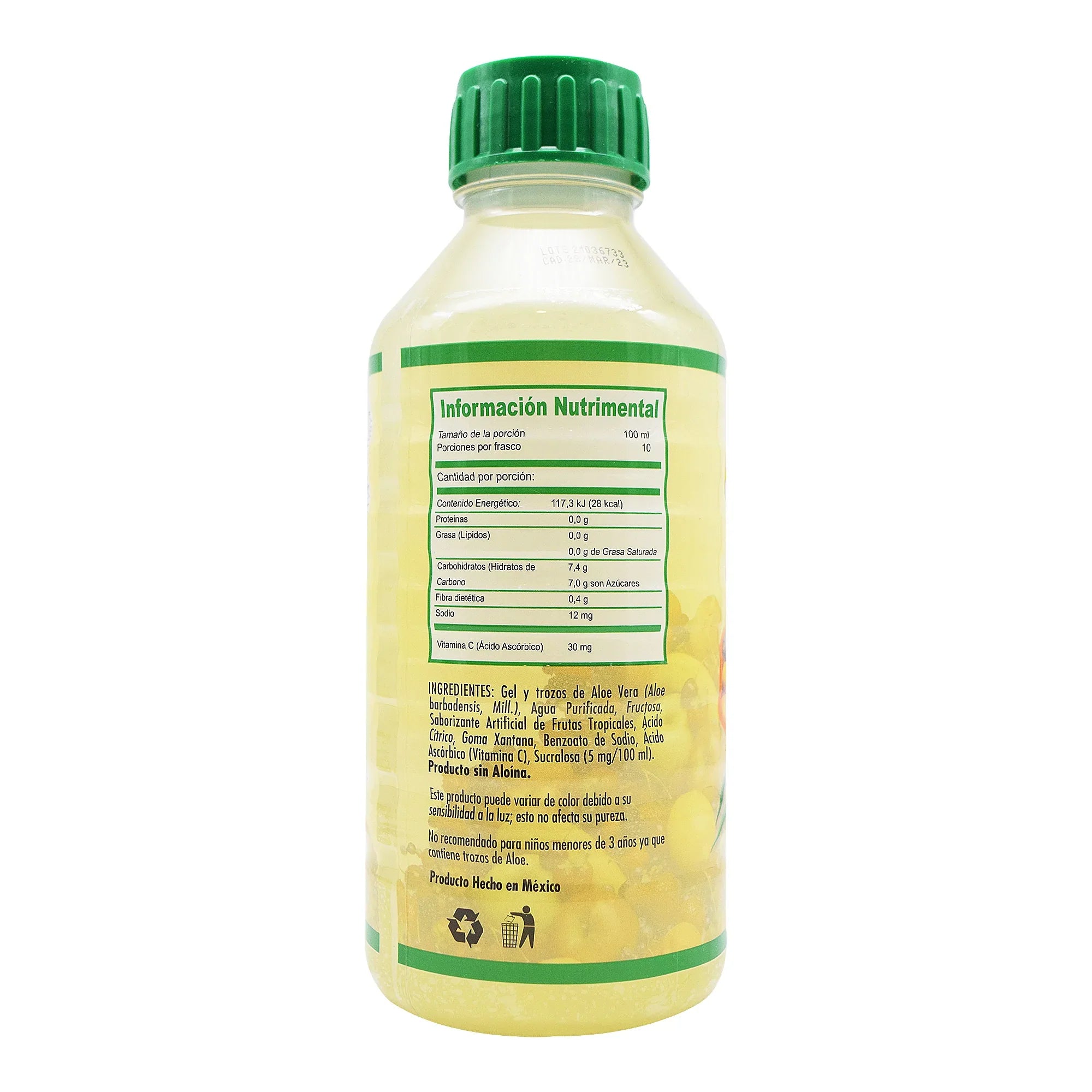 Aloe Vera Líquido Sabor Tropical 1 Lt Prosa