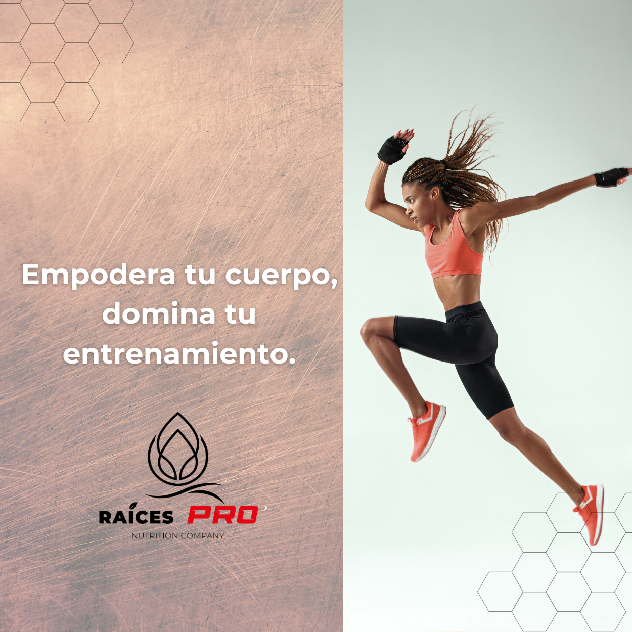 Creatina Monohidratada De Alta Pureza 100 Cáps Raíces Pro