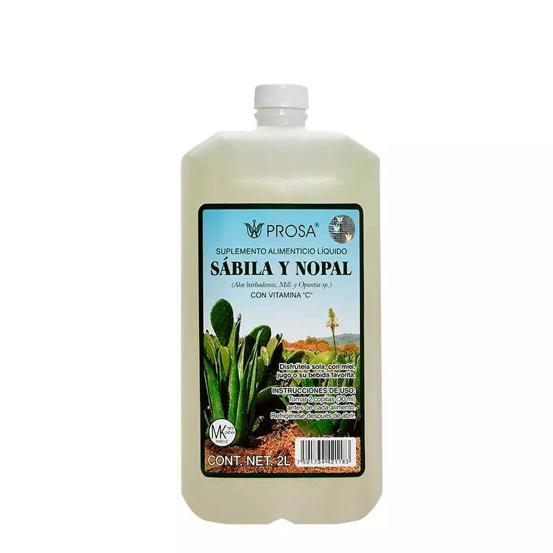 Bebida De Sabila Y Nopal Con Vitamina C 2 L Prosa