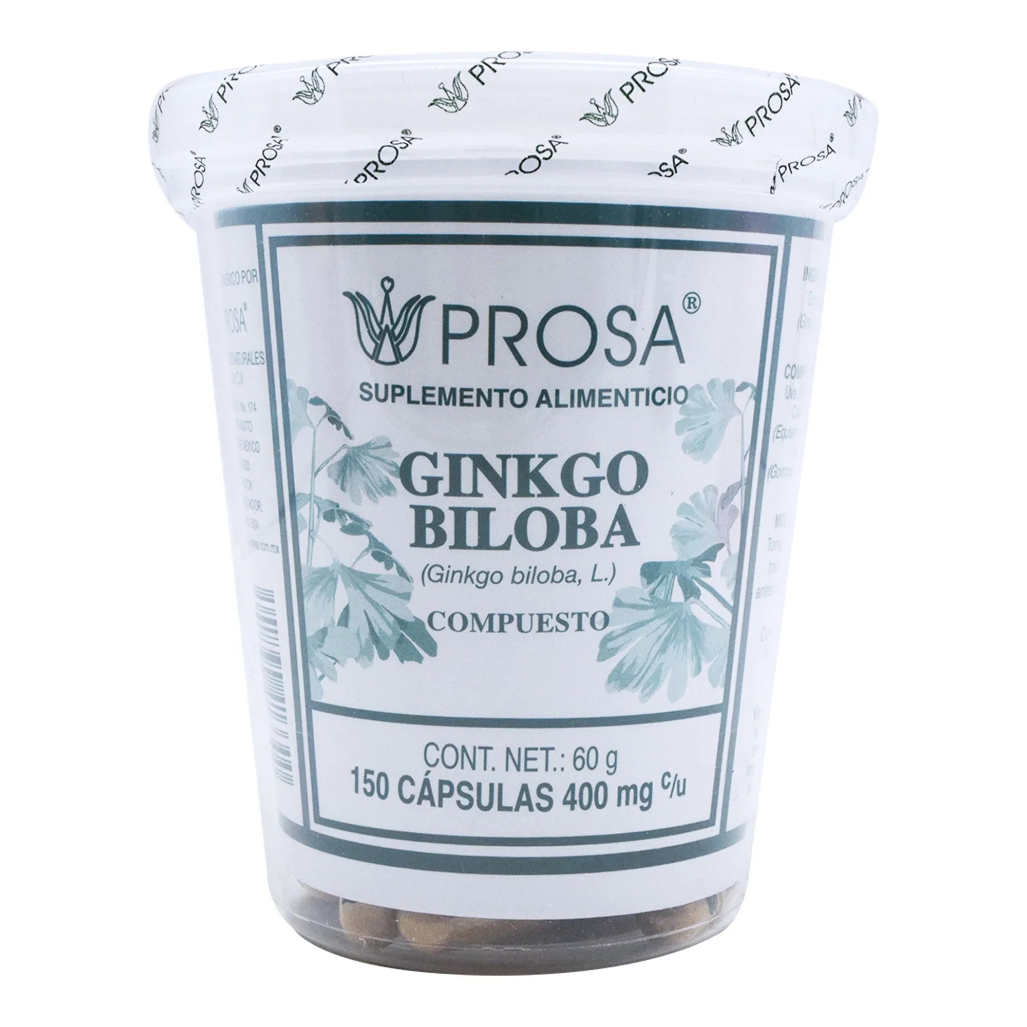 Ginkgo Biloba Ginko Prosa 150 Cápsulas