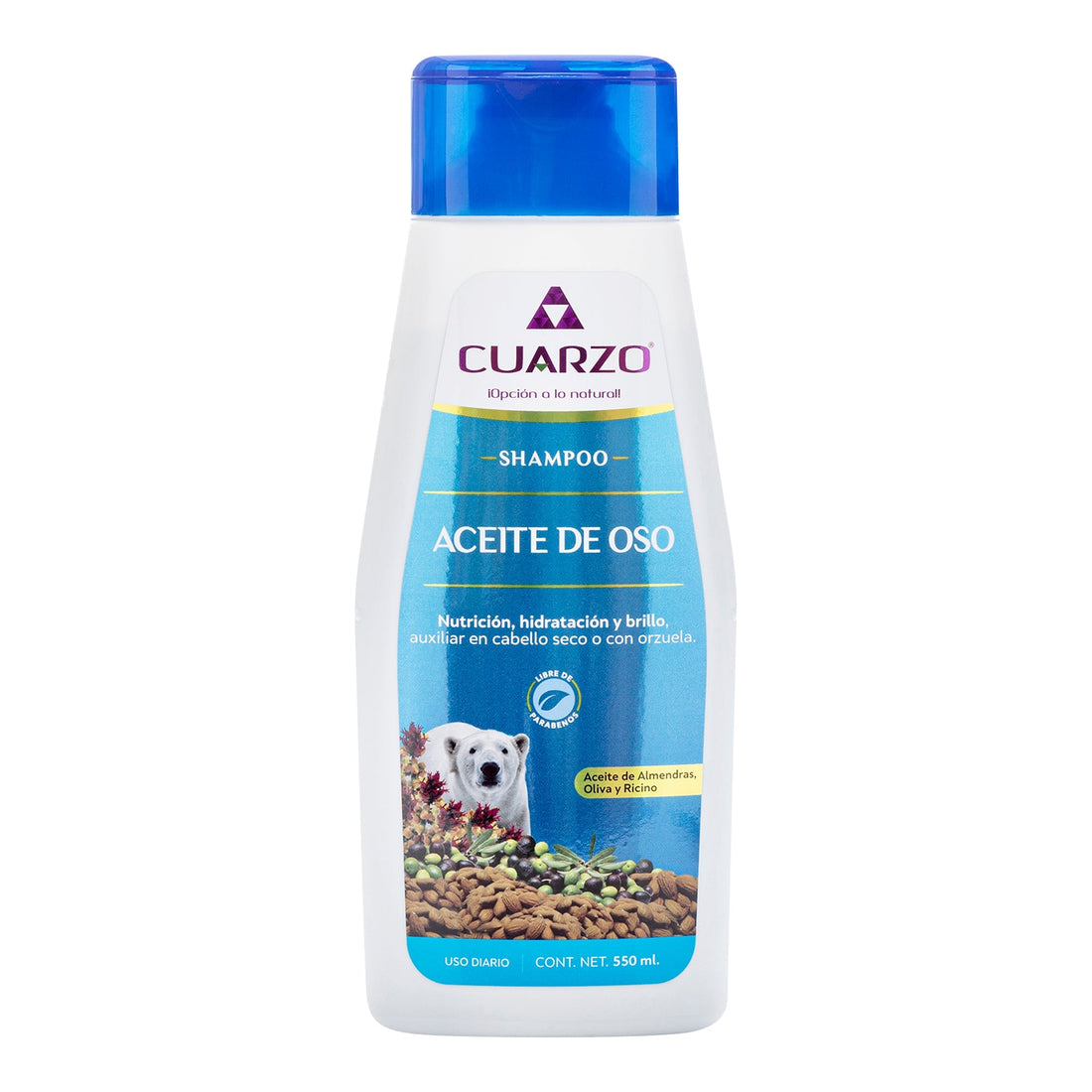 Shampoo Aceite De Oso 500 Ml Cuarzo