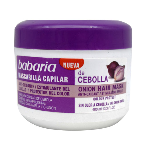 Mascarilla Capilar De Cebolla 400 Ml Babaria