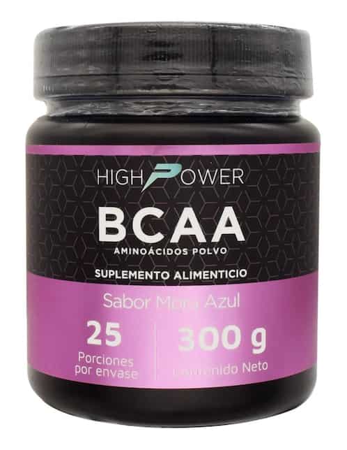 BCAA High Power High Power sabor mora azul de 300 g