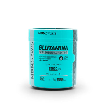 L-glutamina MDN Sports 500g 100 Servicios 100% Pura Glutamina
