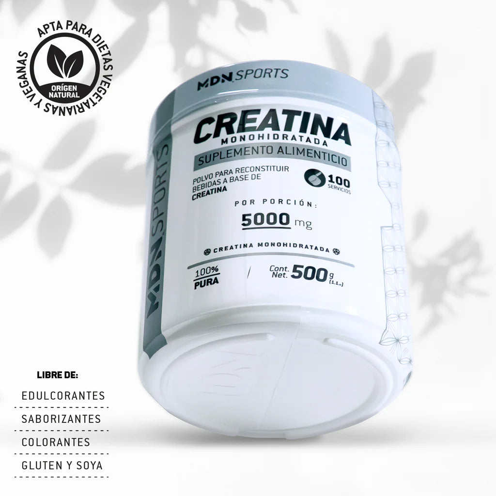 Creatina 500 Grs Sin Sabor MDN. MDN MDN CREATINA