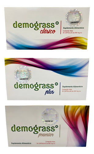 Kit 3 Demogras Plus, Clasico Y Premiere 3 Cajas