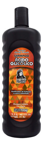 Shampoo Acido Glicolico 1.1 L Del Indio Papago