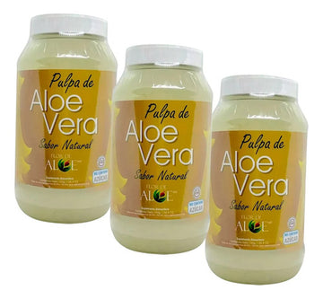 Kit De Pulpa De Sábila Natural - Flor De Áloe 750 G - 3 Pzs
