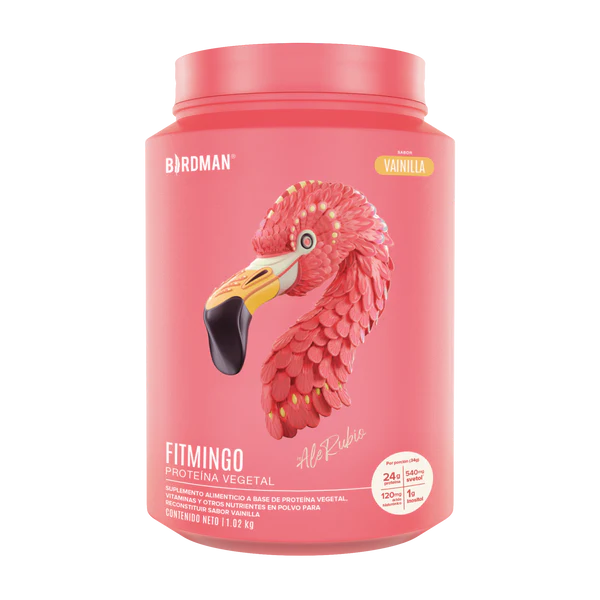 Proteina Vegetal Birdman Fitmingo 1020g Vainilla
