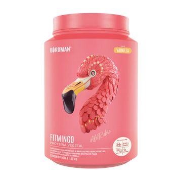 Proteina Vegetal Birdman Fitmingo 1020g Vainilla
