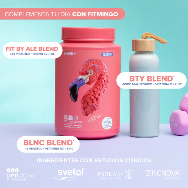 Proteina Vegetal Birdman Fitmingo 1020g Vainilla