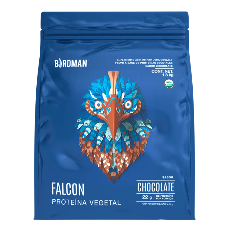 Proteína Falcon Birdman Suplemento Organico 1.8 kgs Sabor Chocolate