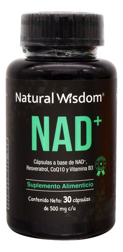 Natural Wisdom Suplemento Nad 30 Cáps. Sin Sabor Sin Sabor