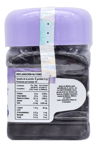 Gomitas Nocturnas L-teanina Naturelab - Night Sleep 180g Mora