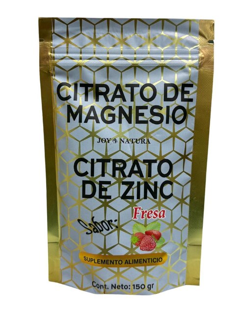 Citrato de magnesio y citrato de zinc Joy Natura sabor fresa