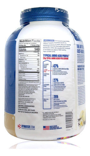 Dymatize Elite Whey 100% Vainilla 2.3kg Polvo