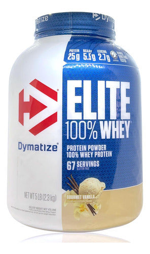 Dymatize Elite Whey 100% Vainilla 2.3kg Polvo