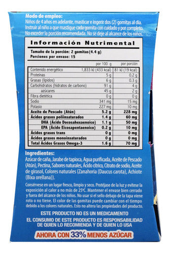 Gomitas Con Omega 3  Nemo 112 G Biorganic
