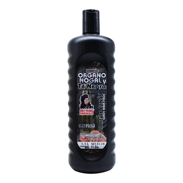 Shampoo Organo Nogal y Té Negro Libre de Canas 1.1 L