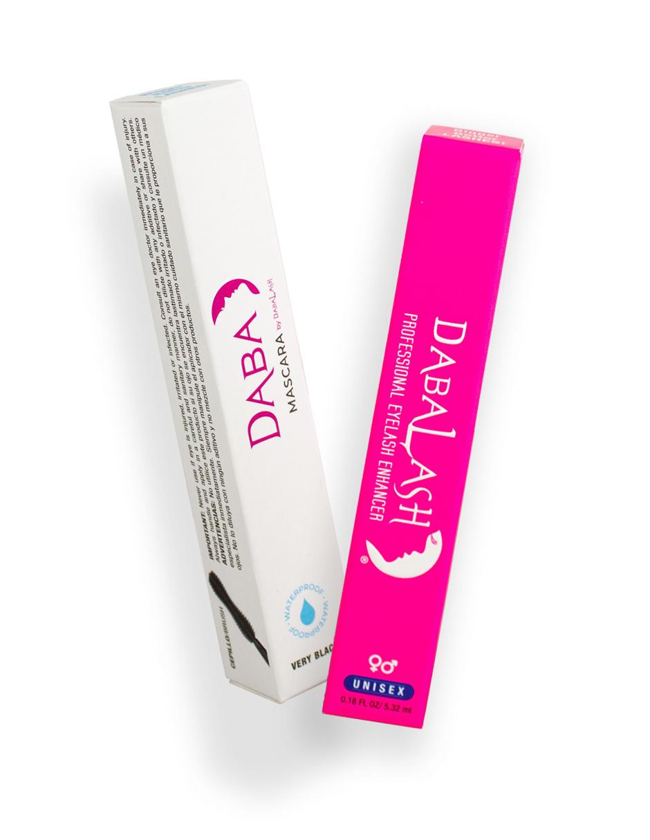 Combo Suero para Crecimiento de Pestañas y Cejas Dabalash + DABA Mascara Waterproof