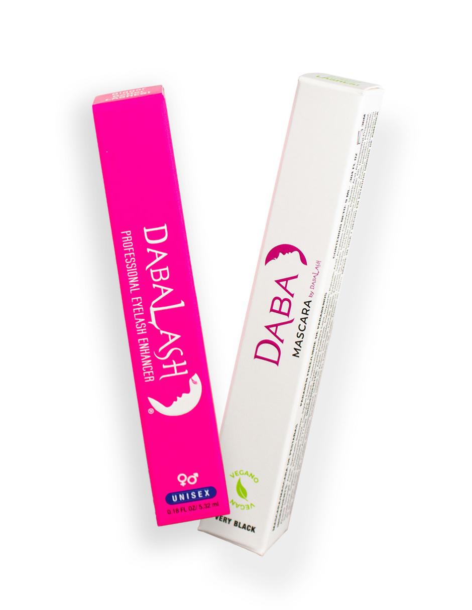 Combo Suero para Crecimiento de Pestañas y Cejas Dabalash + DABA Mascara Vegano