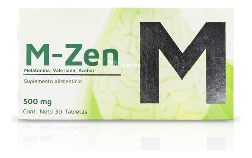 Melatonina Valeriana Azahar 30 Tab M-zen Ypenza Sin Sabor