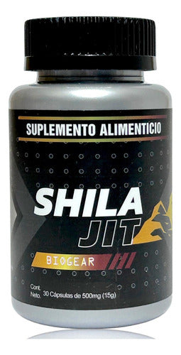 Shilajit 30 Cápsulas De 500 Mg Biogear