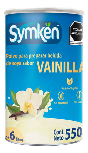 Leche Soya Vainilla 550g | Symken