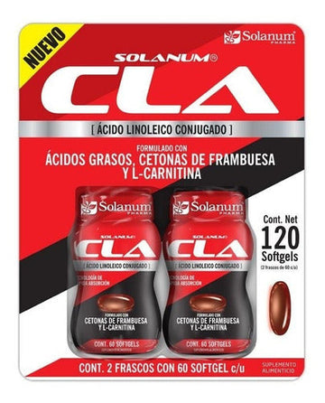 Solanum Cla Twopack Ácido Linoléico Conjugado 120 Caps