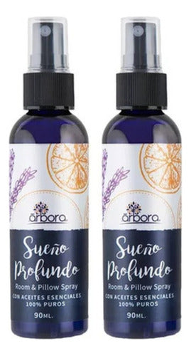 2 Sprays Ambiente Sueño Profundo Para Dormir Aroma Cítrico