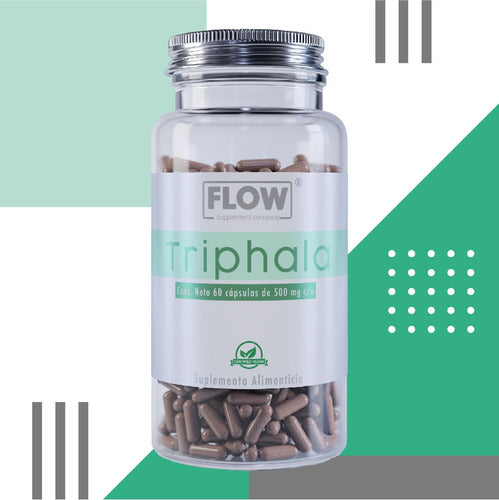 Triphala Premium Detox Antioxidante Digestivo 60 Caps Flow