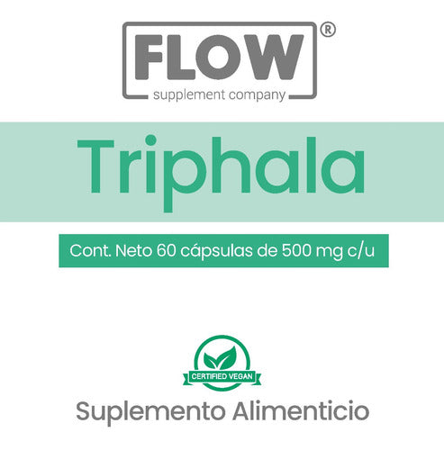 Triphala Premium Detox Antioxidante Digestivo 60 Caps Flow