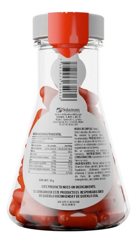 Equinácea Con Vitamina C 100 Cápsulas Solanum