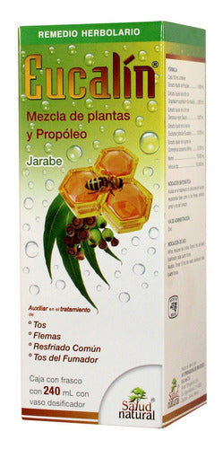 Jarabe Eucalin Miel 240ml Auxiliar En Resfriado Y Tos