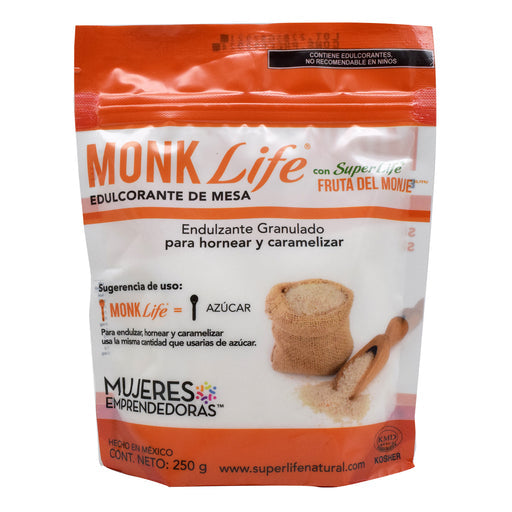 Endulzante Monk Fruit Granulado 250 G Monk Life