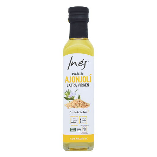 Aceite De Ajonjoli Extravirgen 250 Ml Ines