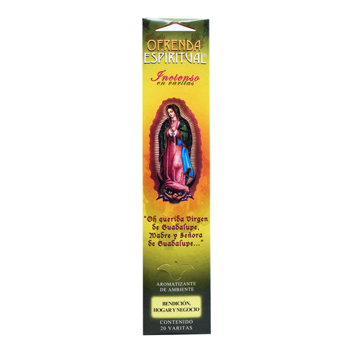 Incienso Virgen Bendicion Hogar Y Negocio 20 Varitas Ofrenda Espiritual
