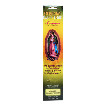 Incienso Virgen Bendicion Hogar Y Negocio 20 Varitas Ofrenda Espiritual