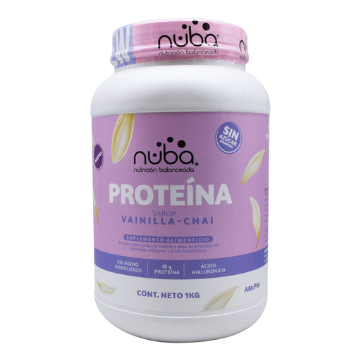Proteina Sabor Vainilla Chai 1 Kg Nuba