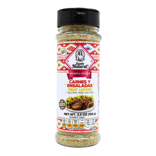 Sazonador Carnes Y Ensaladas 100 G Sazon Natural