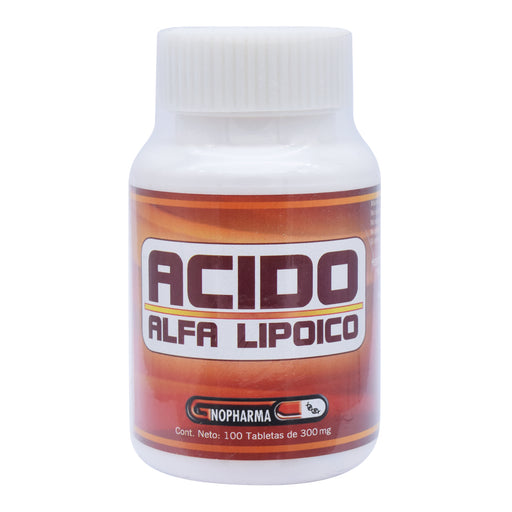 Acido Alfalipioco 100 Tabletas Gnopharma