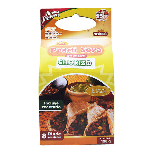 Practisoya Sab Chorizo 190 G Anita´S