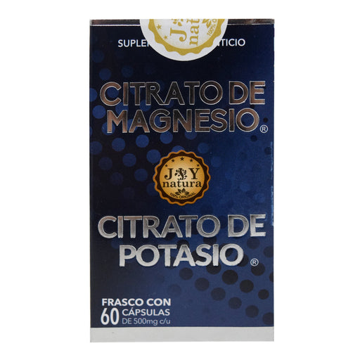 Citrato De Magnesio Y Potasio 60 Capsulas Joy Natura