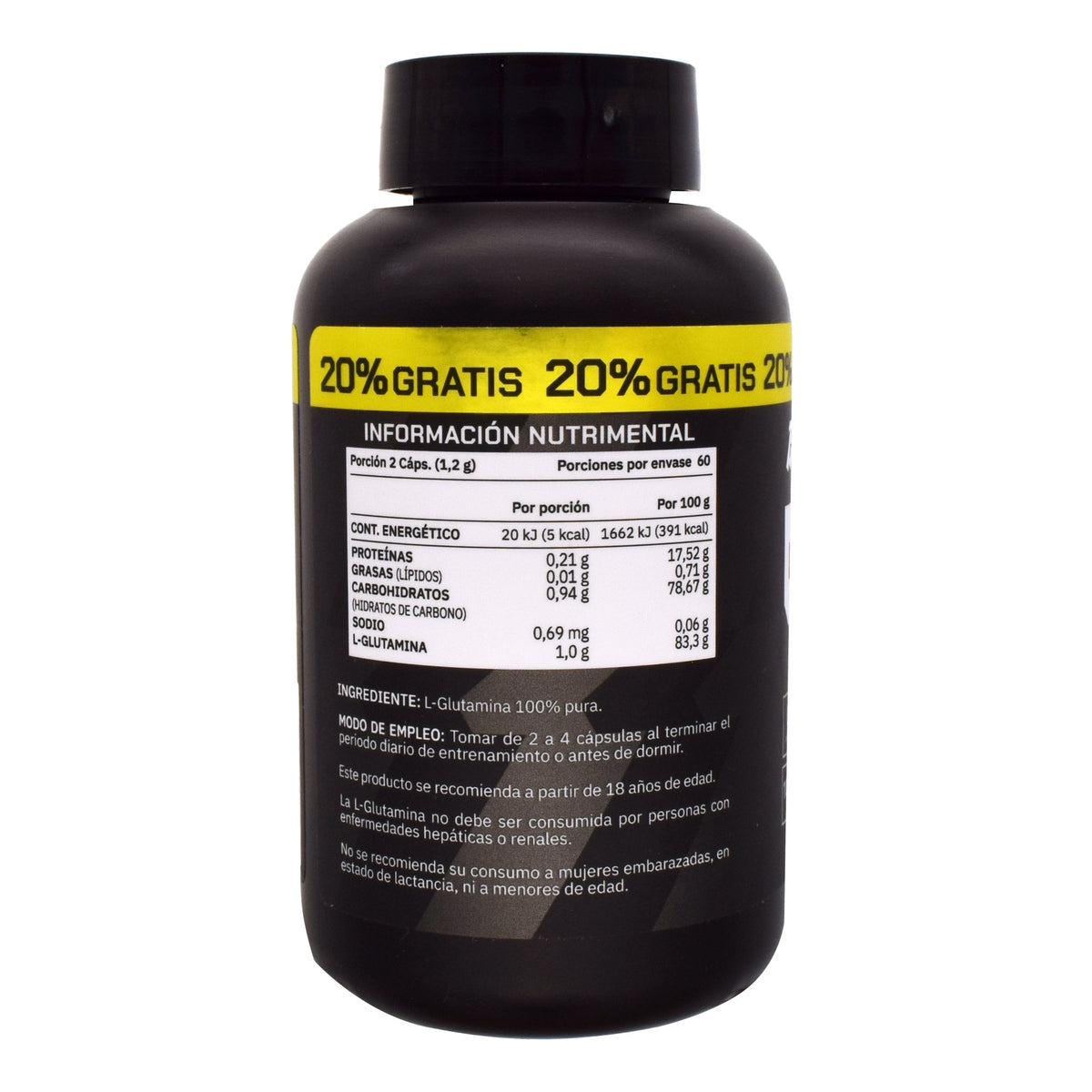 L-Glutamina Prowinner 120 Cápsulas
