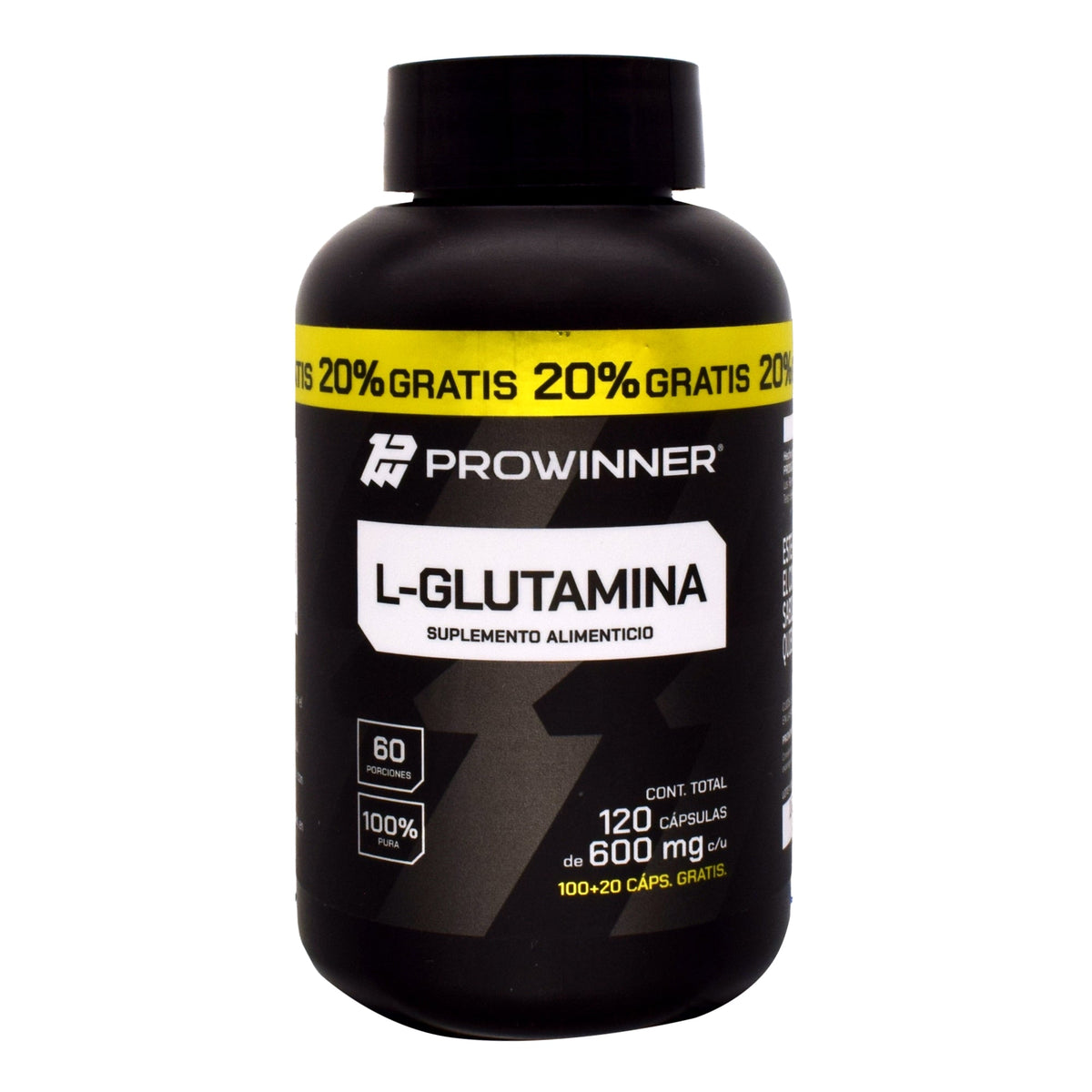 L-Glutamina Prowinner 120 Cápsulas