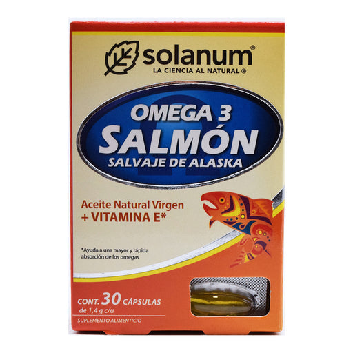 Omega 3 Y Vitamina E 30 Capsulas Solanum