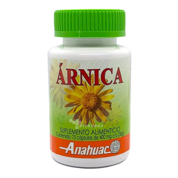 Suplemento En Cápsulas Anahuac Árnica En Frasco 75 Un